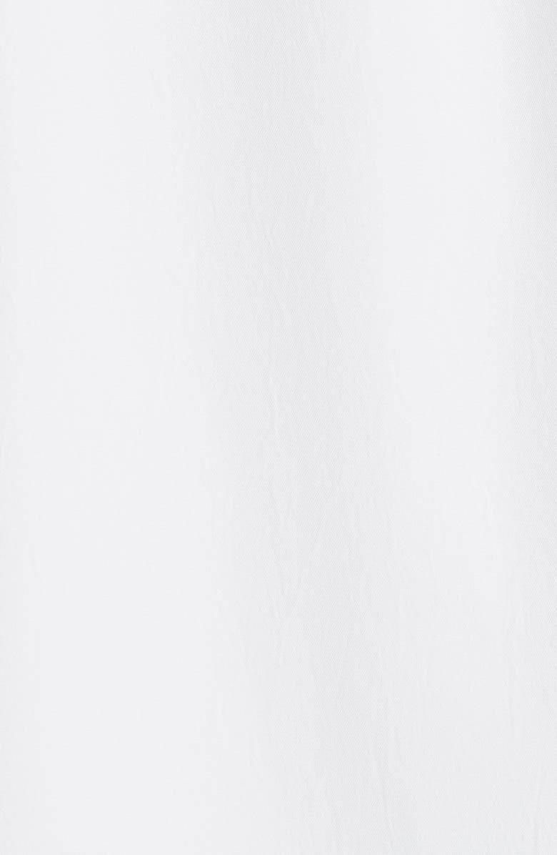 Tibi Drape Twill Midi Wrap Dress, Alternate, color, 