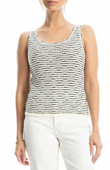 MAX STUDIO Stripe Sweater Tank