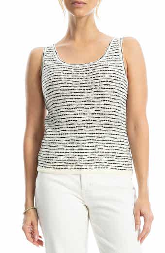 MAX STUDIO Stripe Sweater Tank
