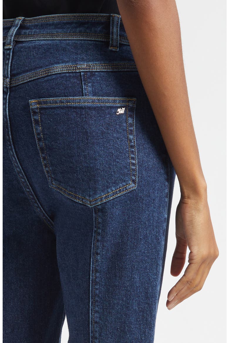 Madi Belted Kick Flare Jeans, Alternate, color, FONTAINE