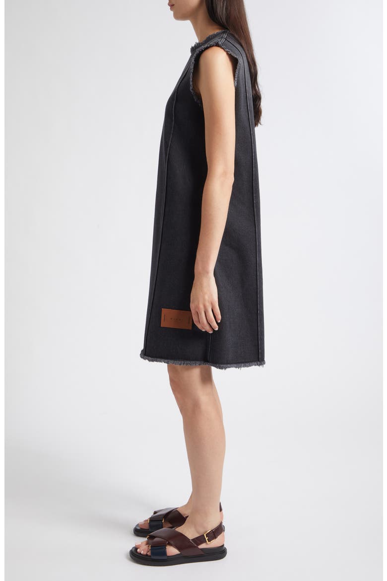 Sleeveless Denim Dress, Alternate, color, 00N99 BLACK