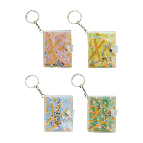 Shop Daydream Society Smarty Pants Notebook Keychain In Blue
