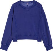 Free People FP Movement Intercept Cotton Blend Sweatshirt