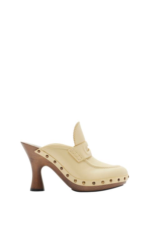 Leather Potter Clogs