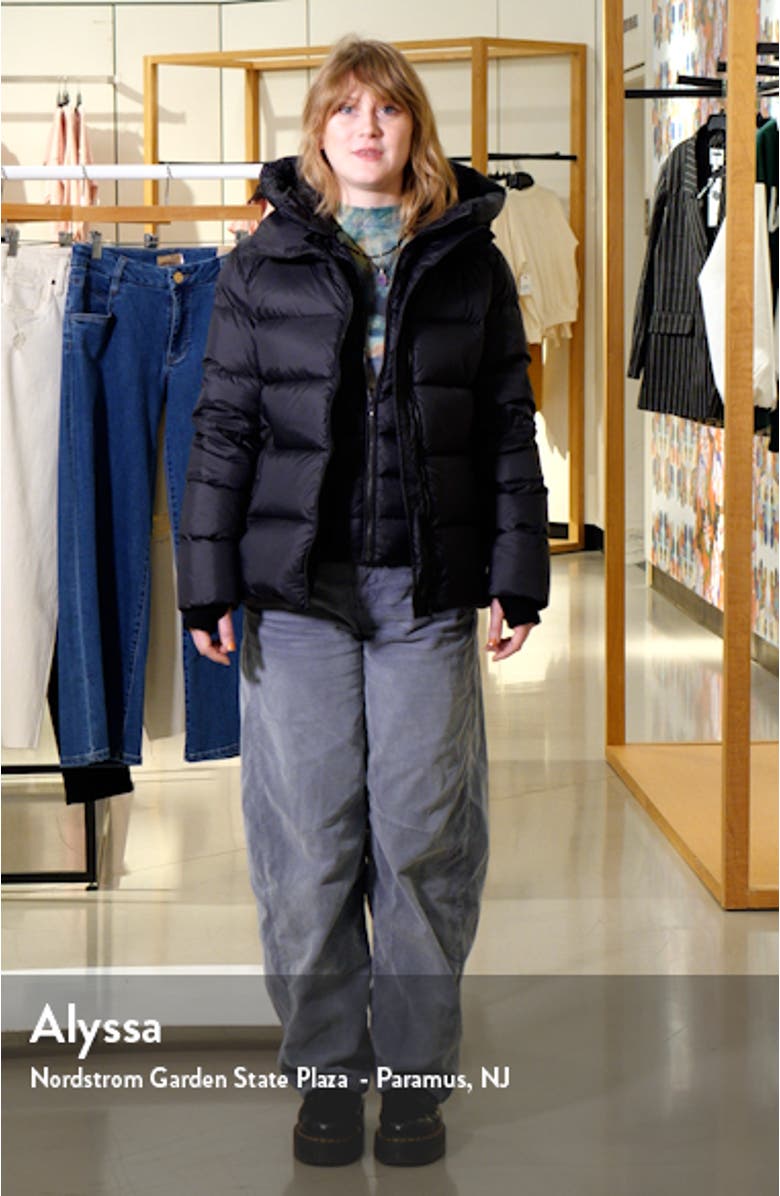 Cassia Water Repellent Hooded 750 Fill Power Down Coat, sales video thumbnail