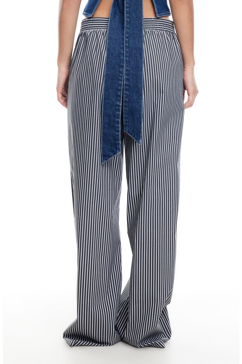 Cobain Stripe Cotton Blend Pants, Alternate, color, ONYX STRIPE