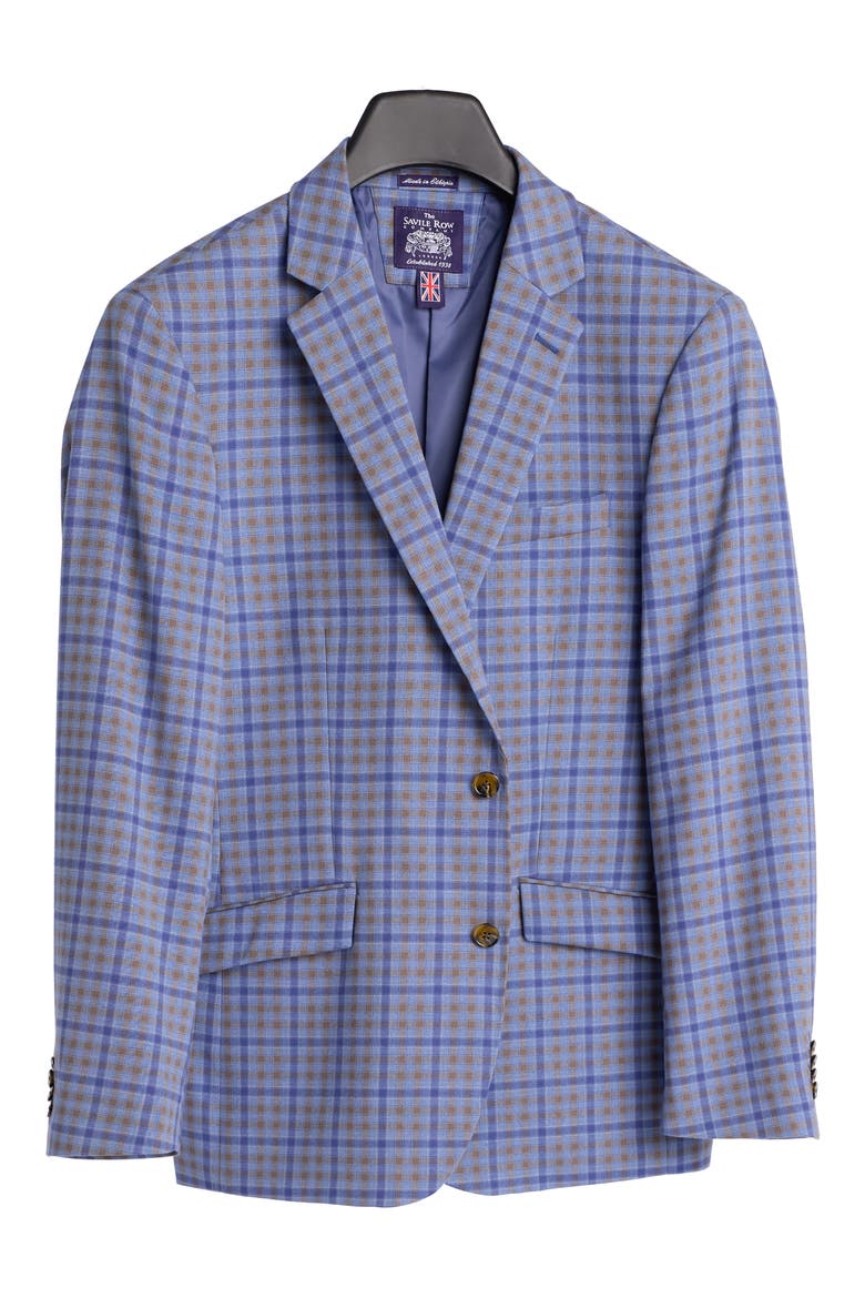 Check Sport Coat, Alternate, color, BLUE