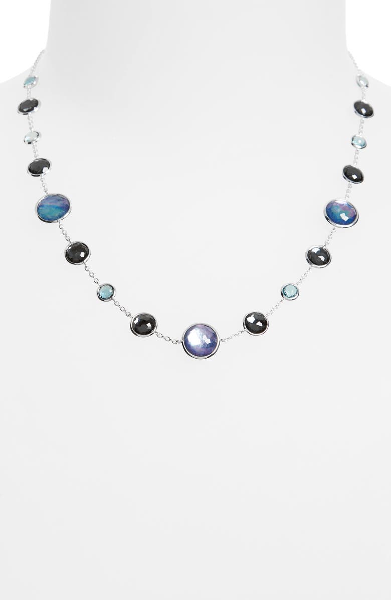 Ippolita Semiprecious Stone Collar Necklace, Alternate, color, Blue