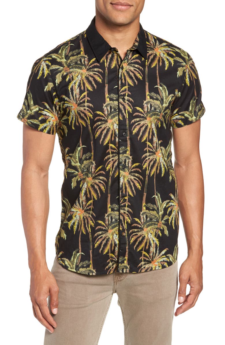 Scotch & Soda The Poolside Camp Shirt, Main, color, 