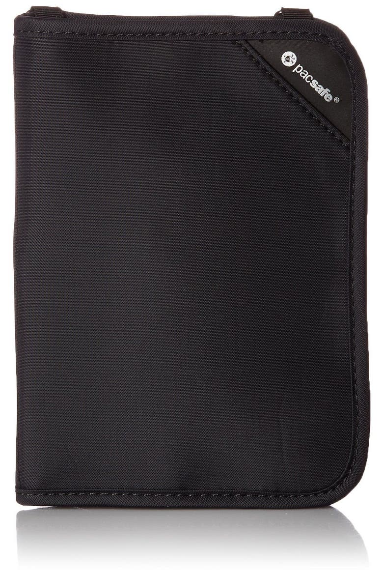 ,  RFIDsafe V150 Anti theft RFID blocking compact organiser  ,  Black, Main, color, Black