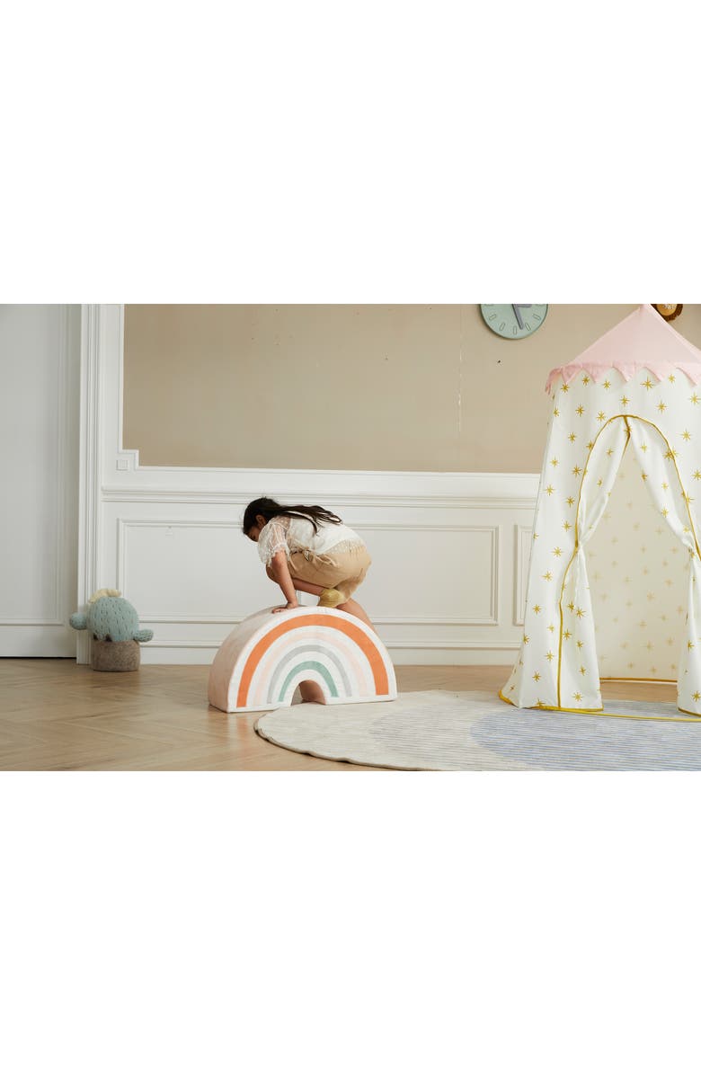 Wonder & Wise by Asweets Rainbow Pouf, Alternate, color,