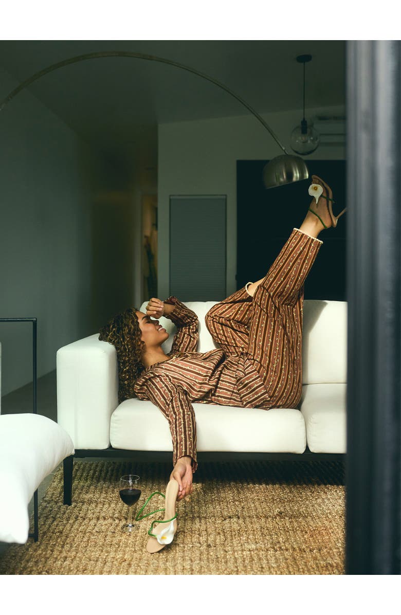 Eddy Nina Pant, Alternate, color, Fresh Garden Floral