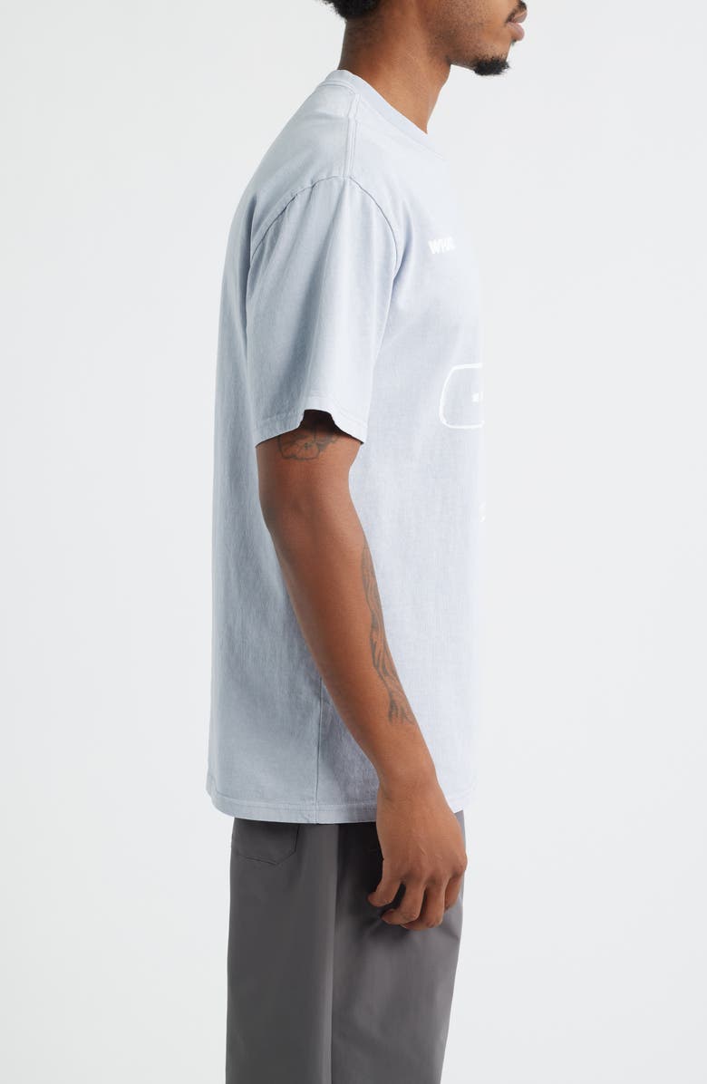 SANTO STUDIO What Is Coming Graphic T-Shirt, Alternate, color, Chambray