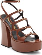 Marc Jacobs The Kiki Leather Platform Sandal