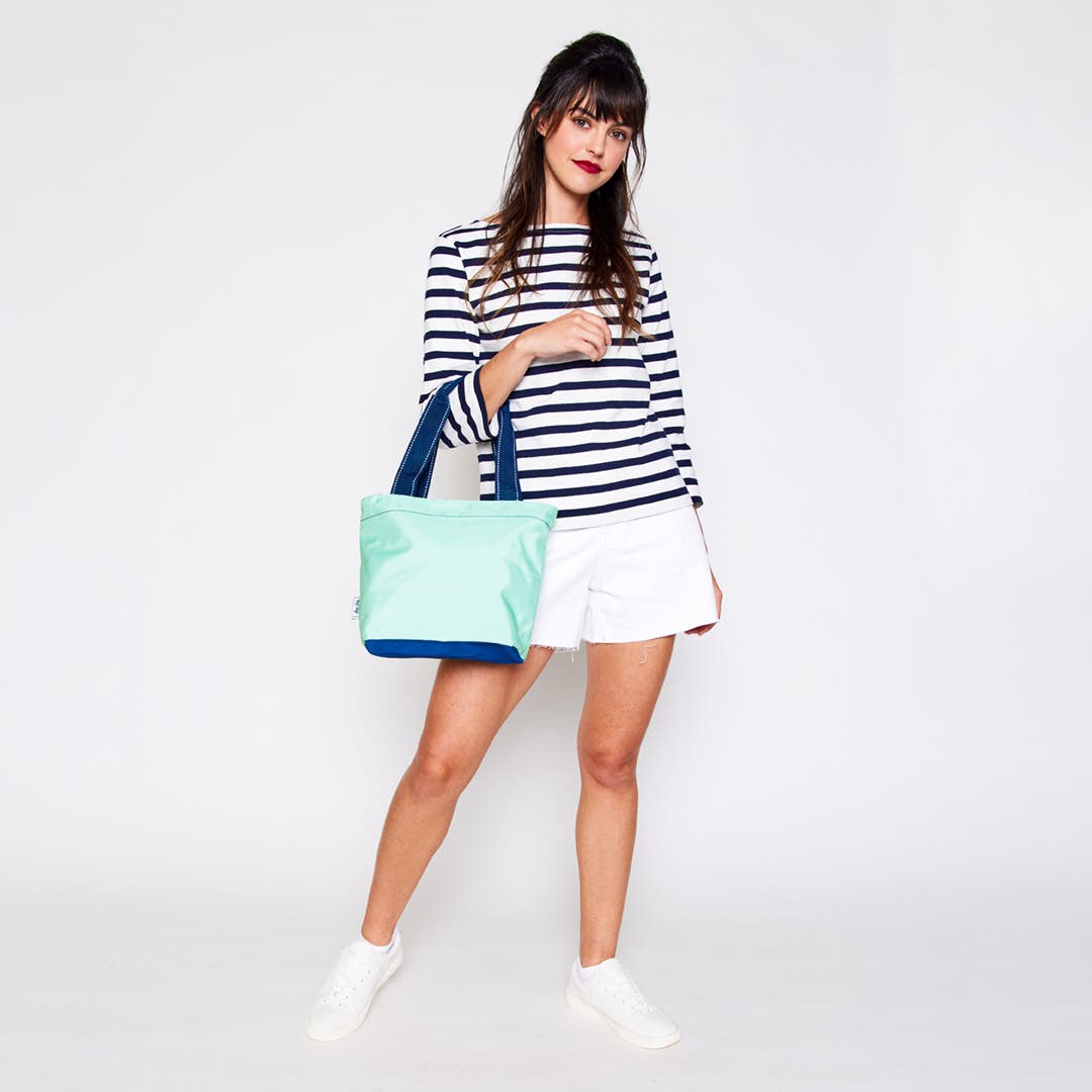 Mini Surfside Tote, Alternate, color, Mint