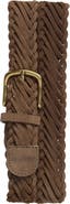 NORDSTROM RACK Suede Twist Woven Belt