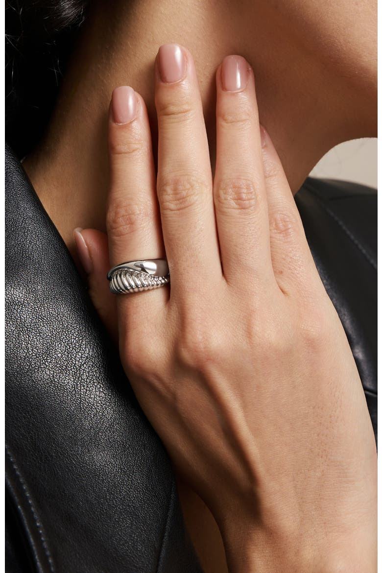 Drop Ring, Alternate, color, Silver