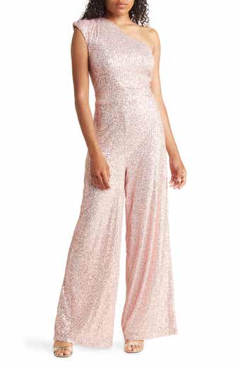 Jupiter Sequin One-Shoulder Jumpsuit