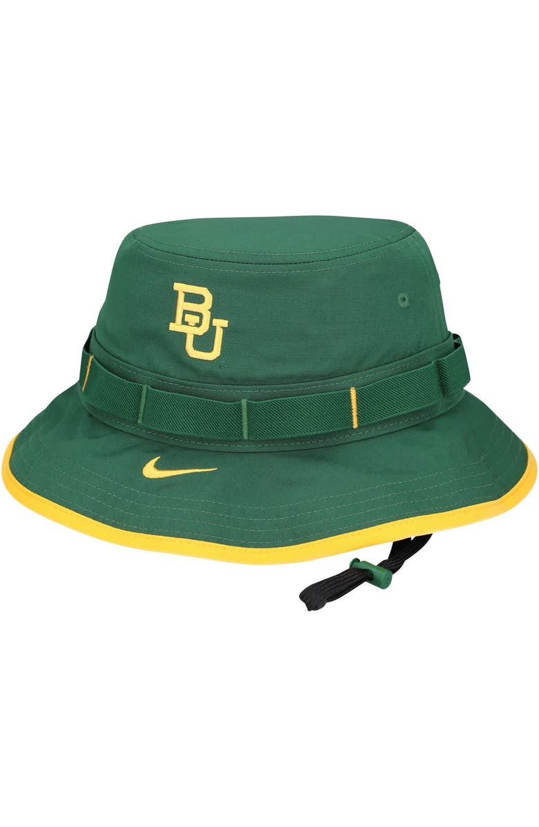 Nike Men's Nike Green Baylor Bears 2024 Sideline Apex Performance Boonie Bucket Hat, Main, color, Green