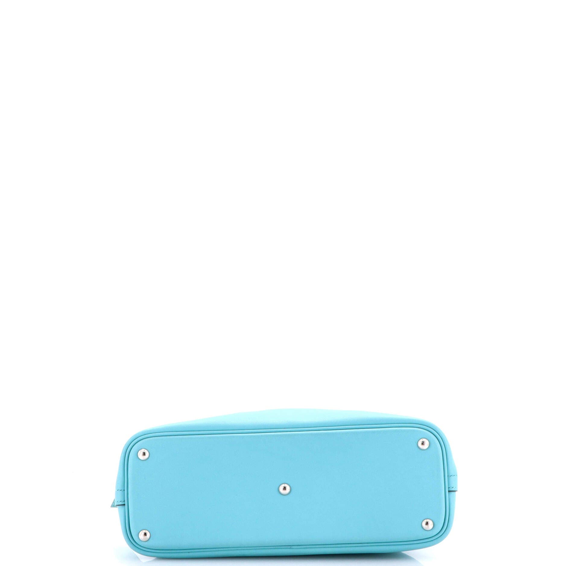 Pre-Owned Hermes Bolide Bag Swift 27, Alternate, color, Bleu Atoll