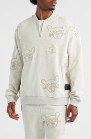 VIC GARCIA WORLD Chopped & Screwed Quarter Zip Pullover