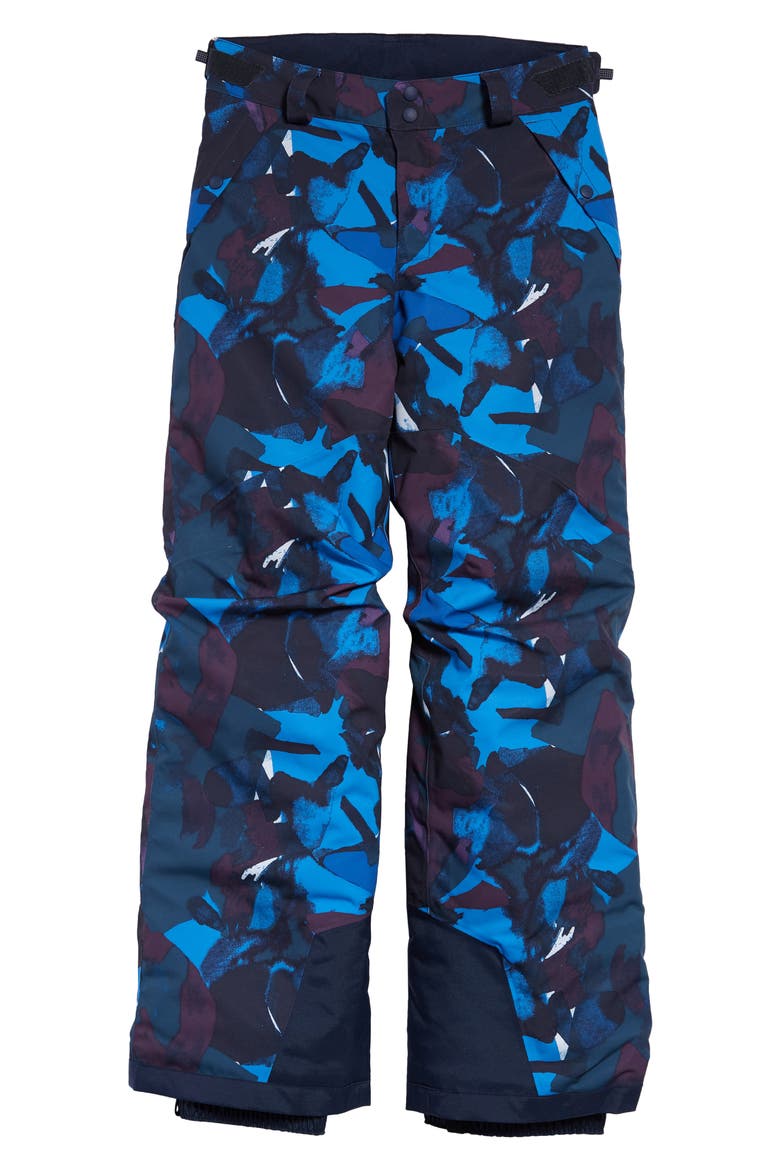 Kids' Everyday Ready Waterproof Pants, Main, color, PAINTED FIELDS SUPERIOR BLUE