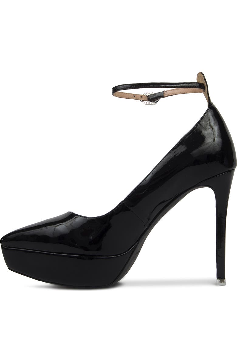 BLACK SUEDE STUDIO Gracie Pointed Toe Platform Pump, Alternate, color,