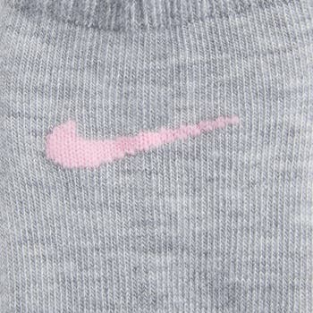 Kids' Metallic Swoosh Cushioned Ankle Socks
