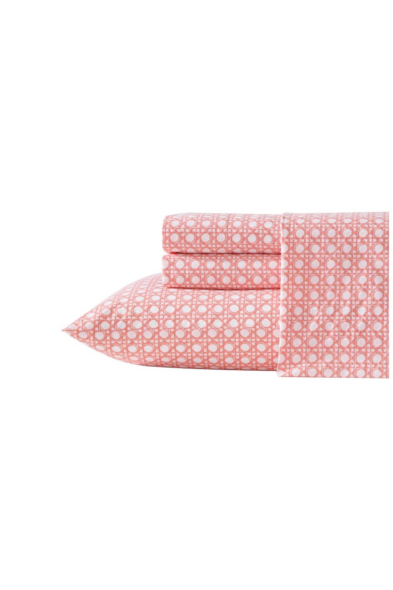 Diamond Isle 4-Piece Sheet Set, Alternate, color, LIGHT / MEDIUM ORANGE