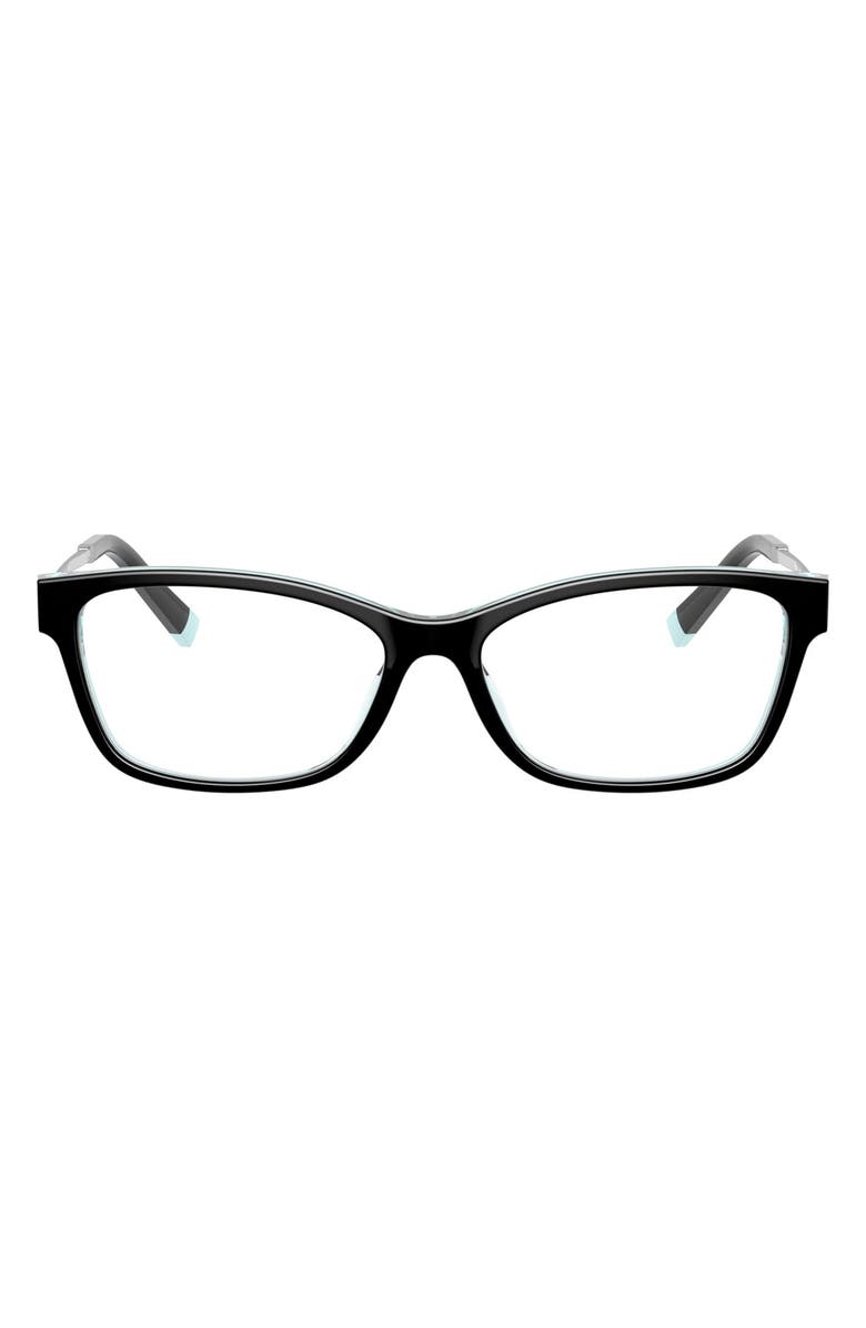 Tiffany & Co. 54mm Rectangular Optical Glasses, Main, color, 