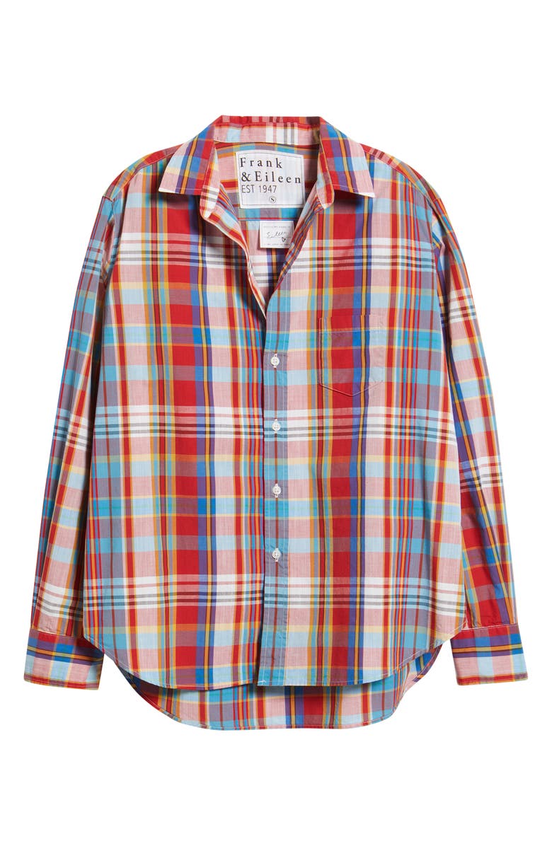 Frank & Eileen Plaid Relaxed Fit Cotton Button-Up Shirt, Alternate, color, Primary Color Plaid