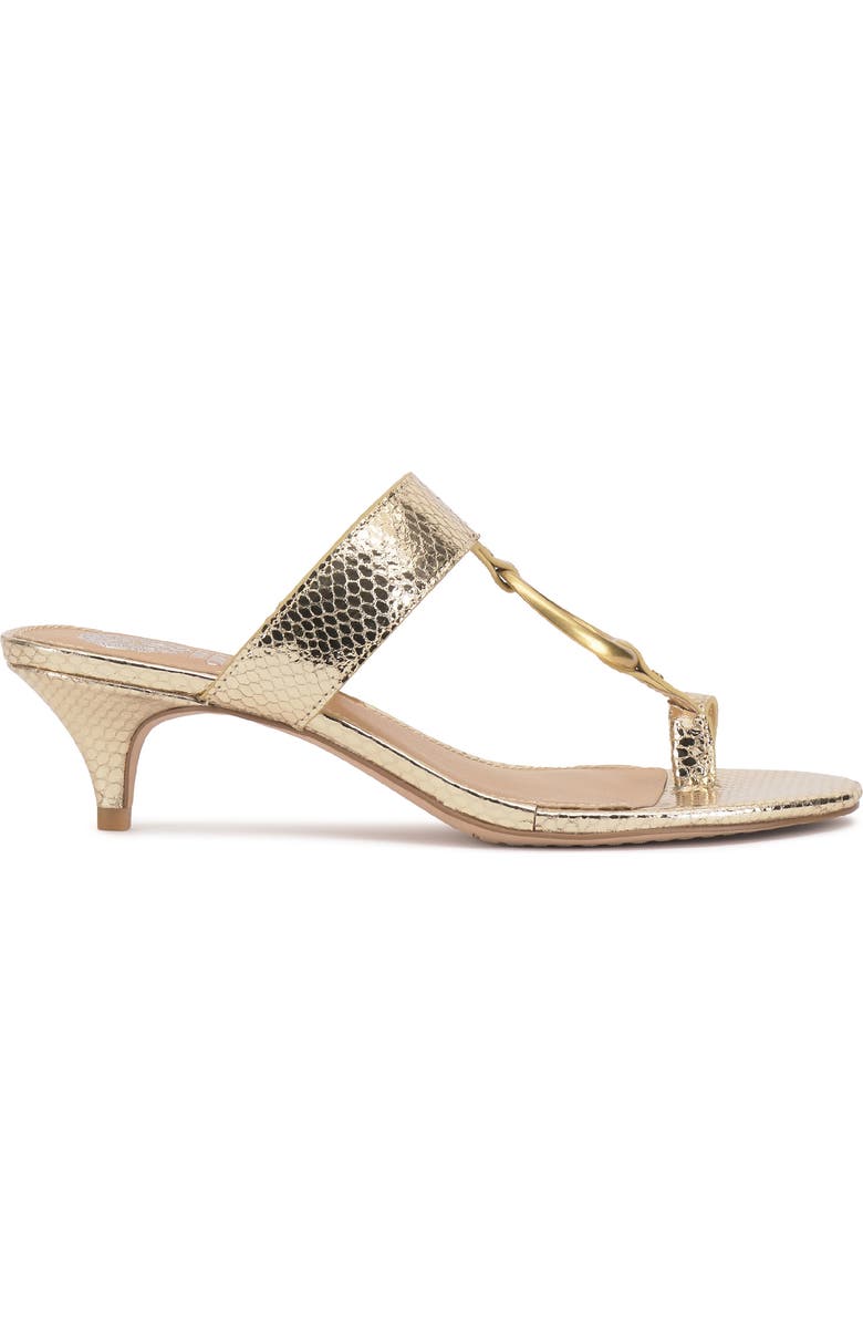 Vince Camuto Kimena Toe Loop Sandal, Alternate, color, Egyptian Gol Snemme