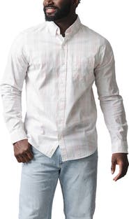 Hope & Henry Organic Long Sleeve Stretch Poplin Button Down Shirt