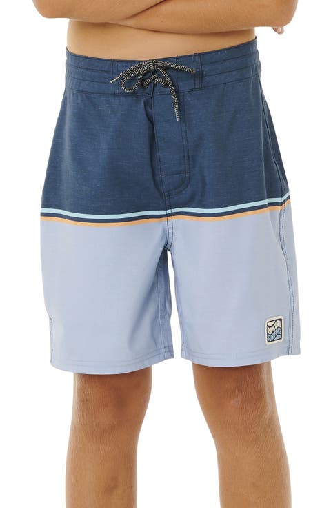 Kids' Streamline Stripe Board Shorts (Big Kid)
