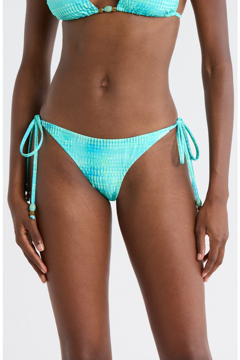 Side Tie Bikini Bottoms, Main, color, SUMMER SEAS