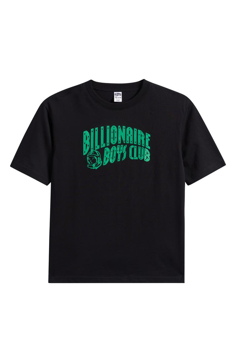 Billionaire Boys Club Kids' Curve Logo Short Sleeve Graphic T-Shirt, Main, color, Black