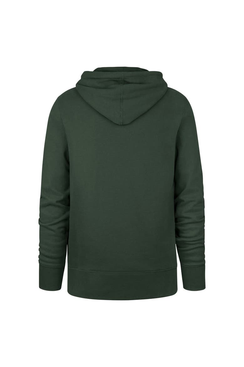 Men's '47  Green Athletics Velocity Headline Pullover Hoodie, Alternate, color, Green