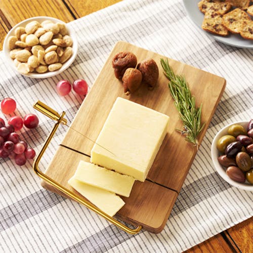Twine Acacia Wood Cheese Slicing Board In Natural