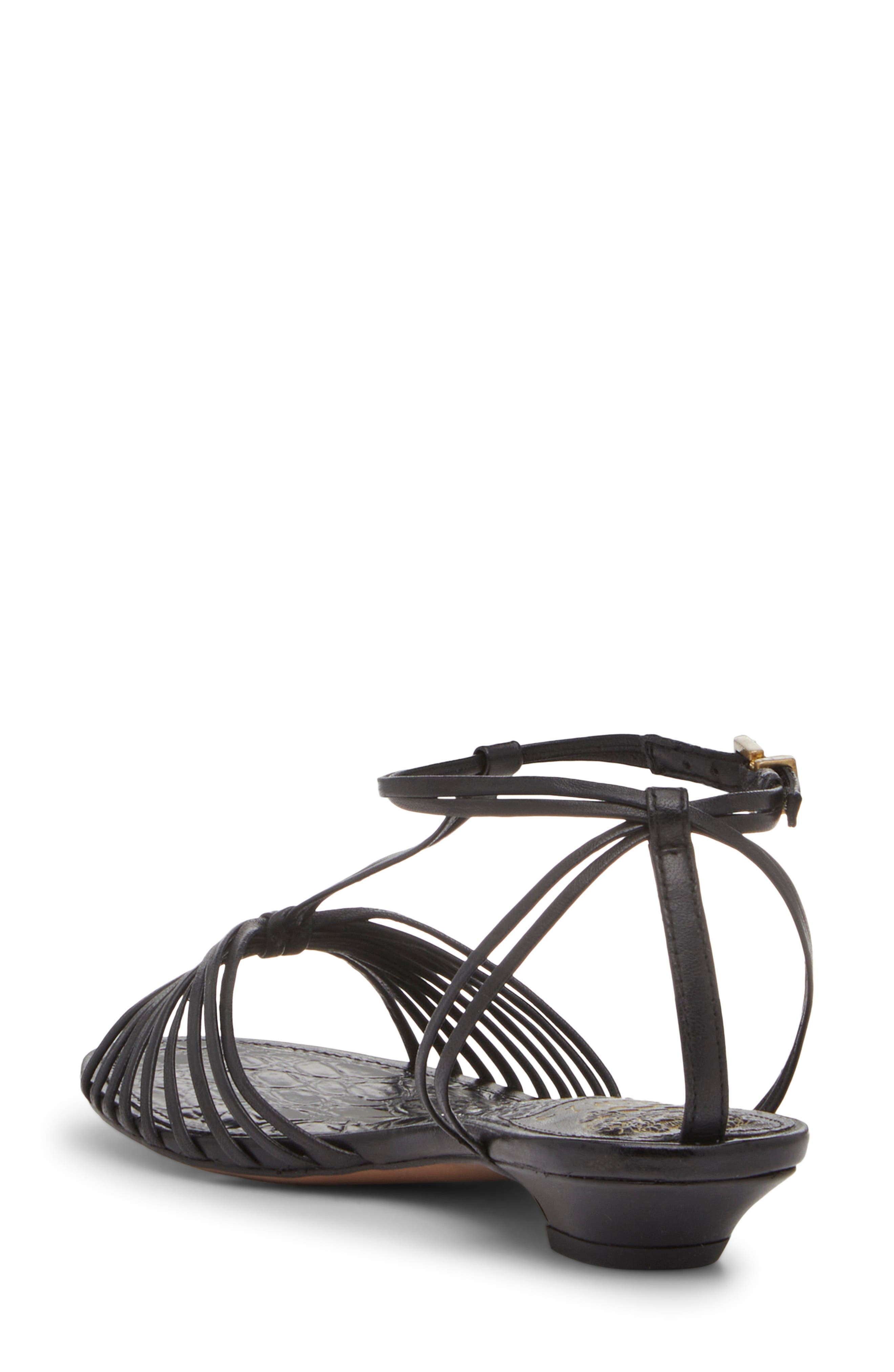 Vince Camuto Maura Ankle Strap Sandal, Alternate, color, Black