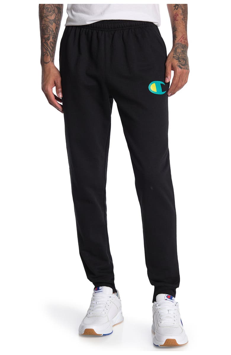 Champion Powerblend Graphic Joggers, Main, color, 