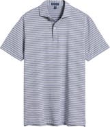 Peter Millar Chase Stripe Performance Jersey Polo