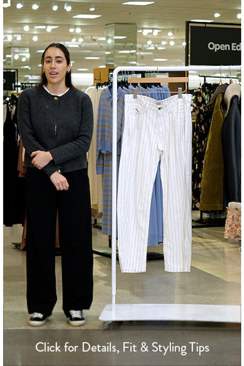 Kayla Stripe Linen Wide Leg Pants video