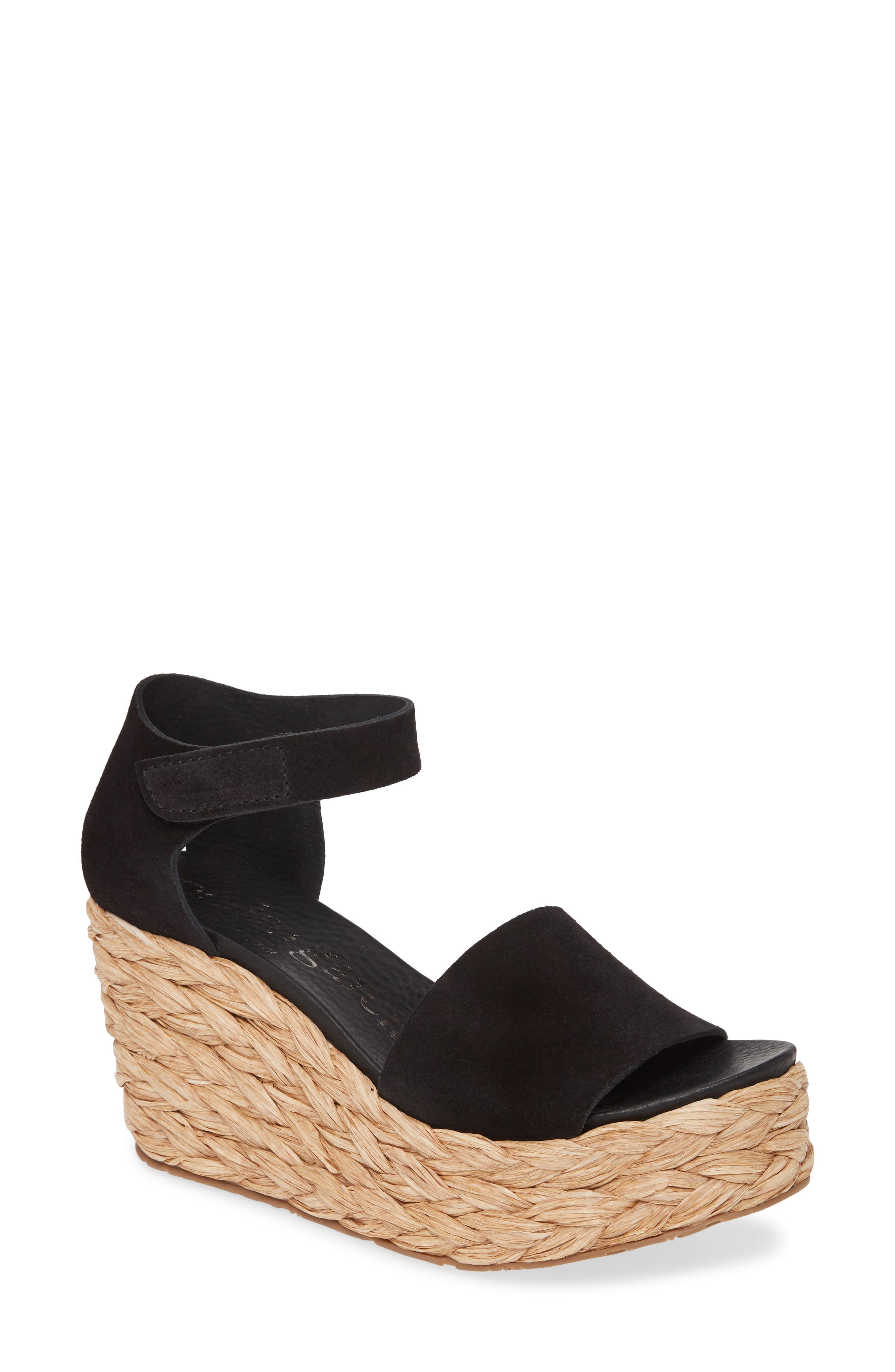 Pedro Garcia Dory Raffia Wedge Sandal, Main, color, 