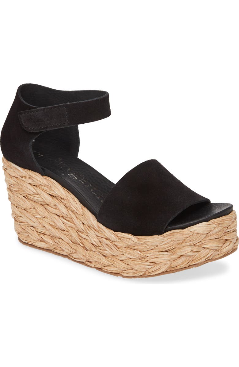 Pedro Garcia Dory Raffia Wedge Sandal, Main, color,