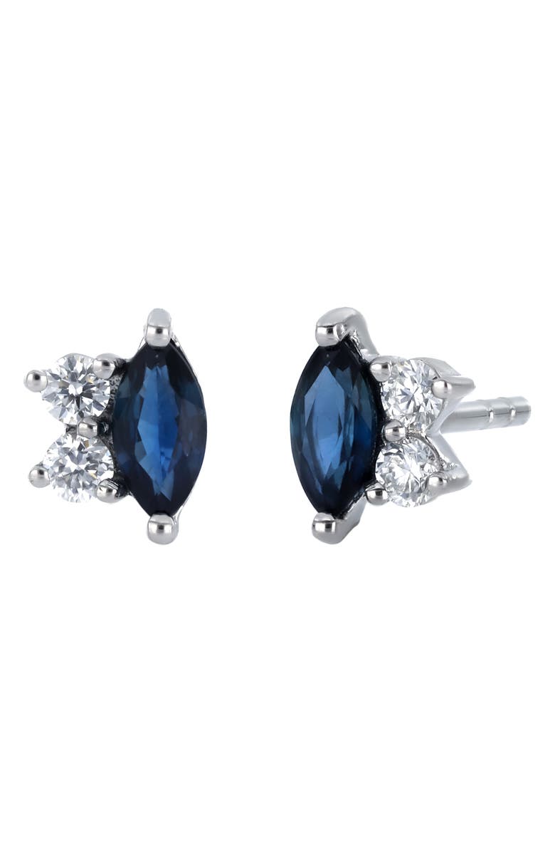 Bony Levy El Mar Gemstone & Diamond Abstract Stud Earrings, Main, color, 