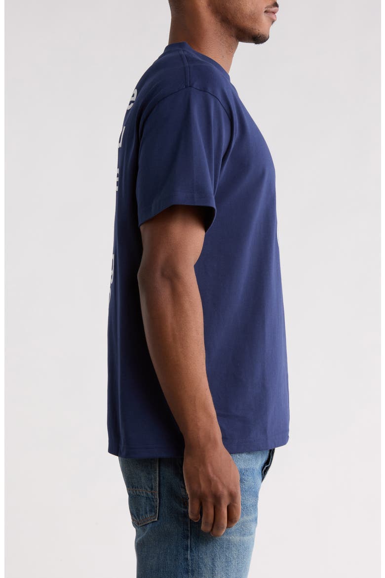 x Oasis Question Mark Graphic T-Shirt, Alternate, color, NAVY