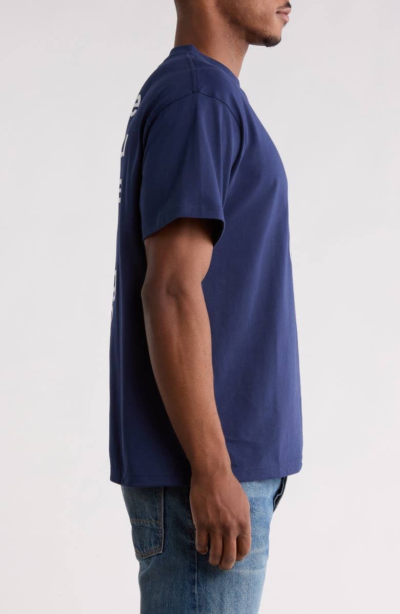 PLEASURES Question Mark Graphic T-Shirt, Alternate, color, Navy