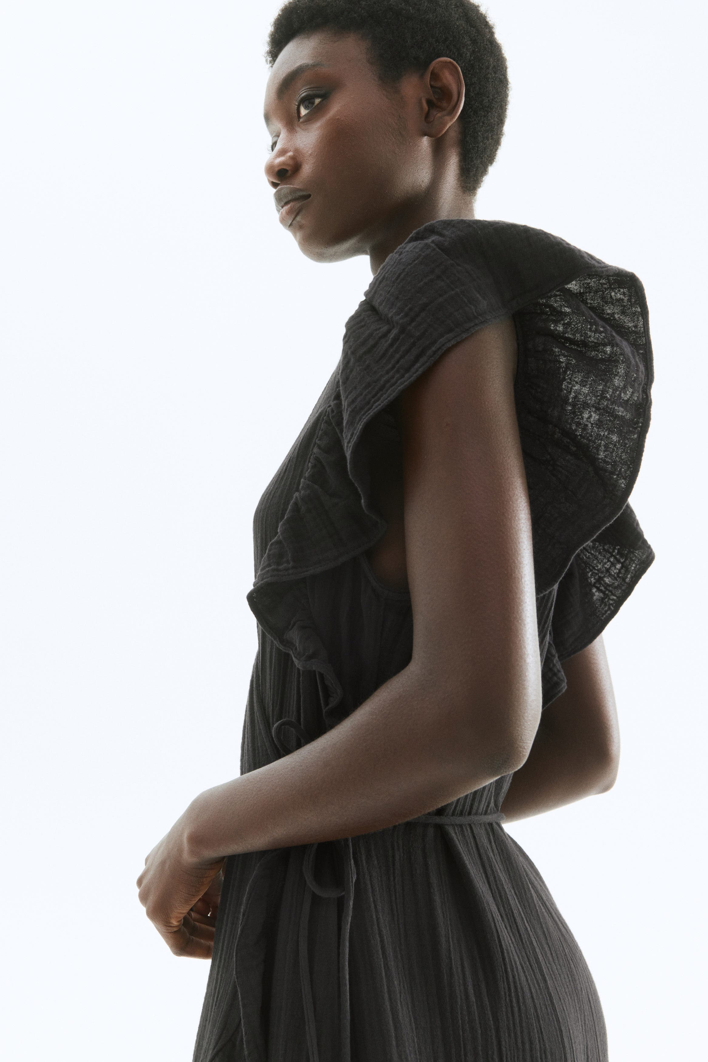Muslin Wrap Dress - image 2