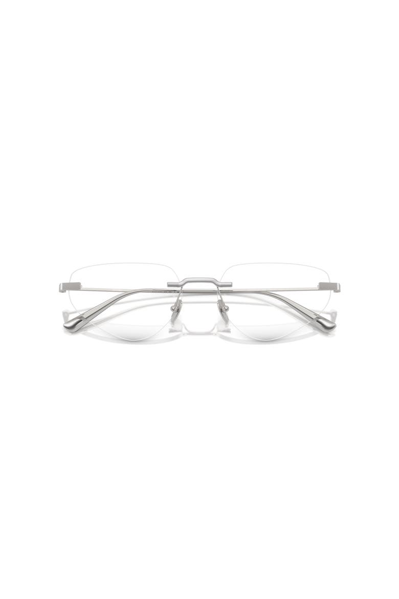 57mm Irregular optical glasses, Alternate, color, Silver