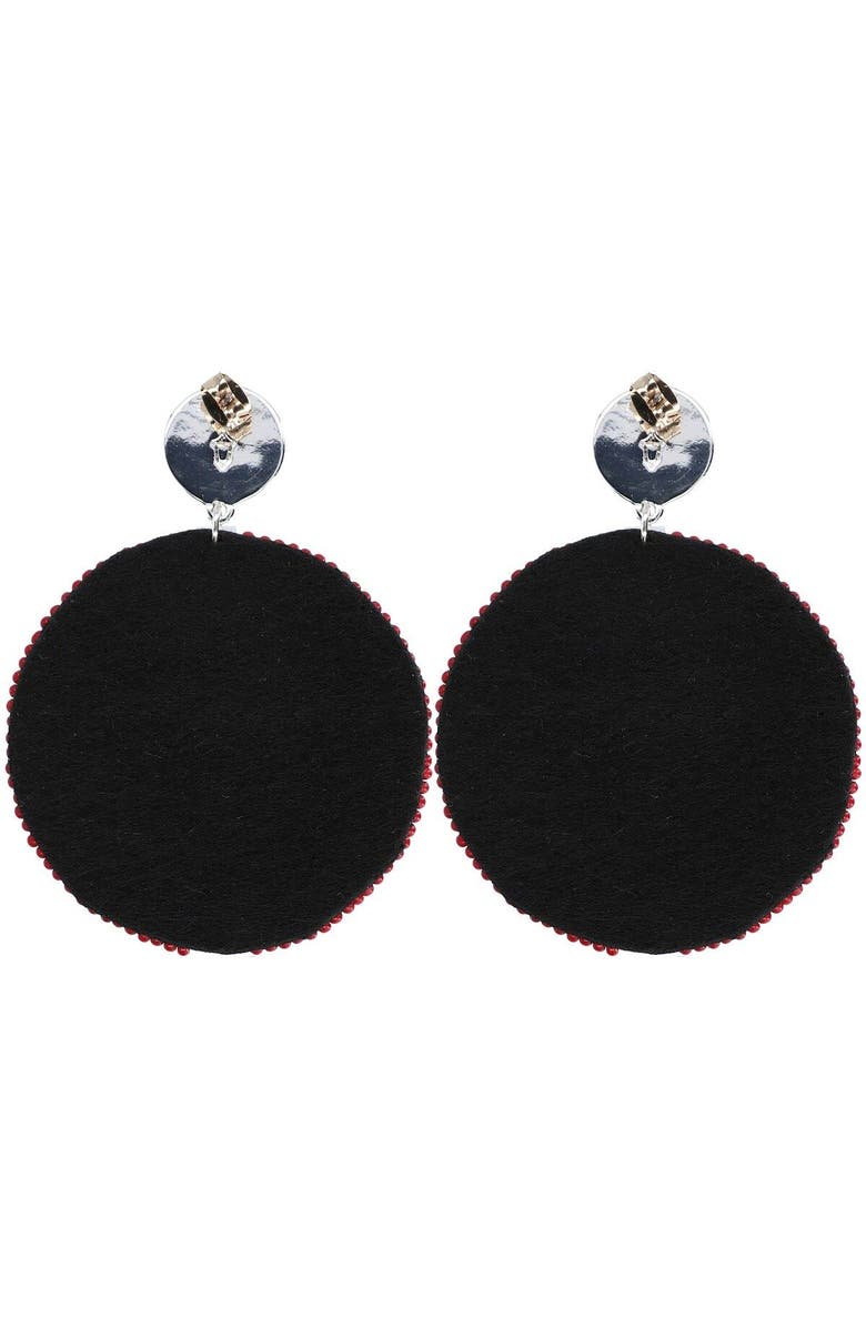 EMERSON STREET Alabama Crimson Tide Greta Beaded Disc Earrings, Alternate, color, 